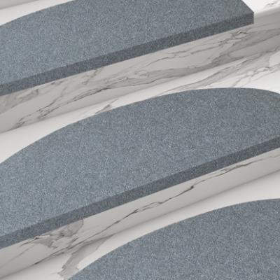 산업용 미끄럼 방지 계단 트레드 | 맞춤형 구부러진 계단 패드 제조업체