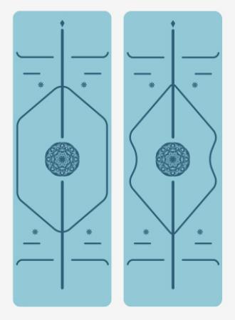 다양한 색상으로 제공되는 요가 매트