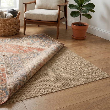 고품질 천연 황마 러그 패드 제조업체 | 친환경 미끄럼 방지 카펫 매트 도매