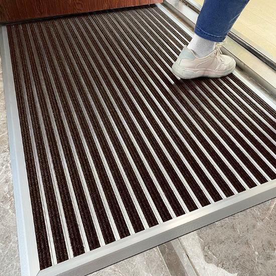 헤비 듀티 알루미늄 합금 환영 도어 매트