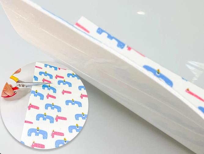 접합 어린이 패드를자를 수 있습니다