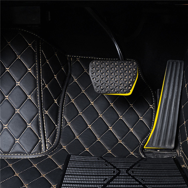 가죽 커스텀 카 플로어 매트