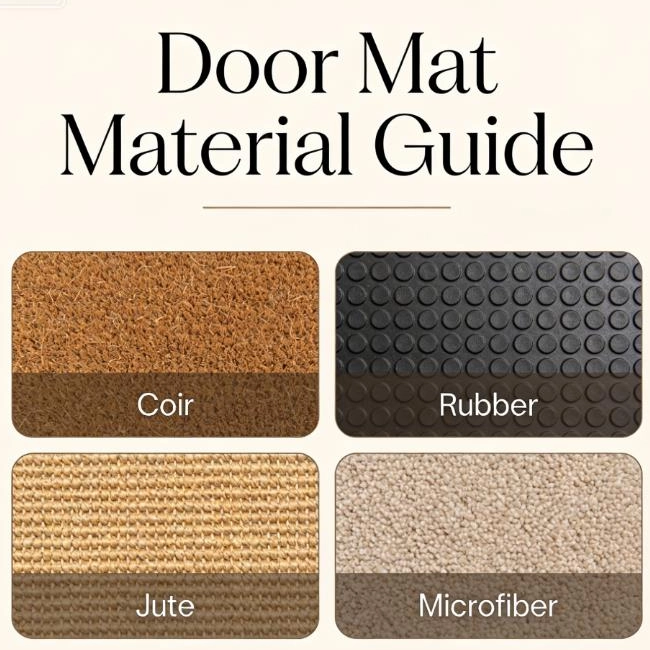 도어매트용 상업용 및 가정용 자재의 분류 및 특성