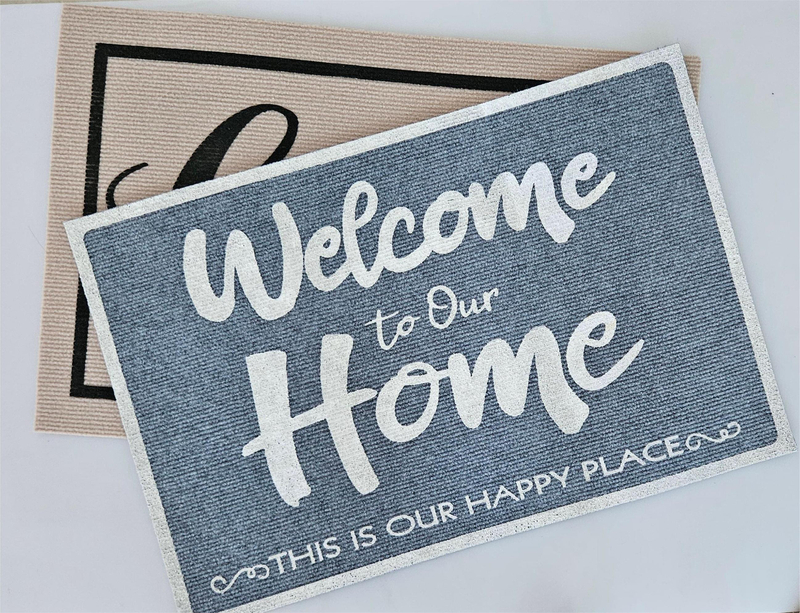 야외 SCEEN 인쇄 도어 매트 내마모성 및 청소가 쉽습니다.