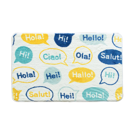 고급스러운 욕실 도어 매트 - 고급스러운 흡수성 미끄럼 방지 바닥 매트